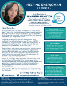 HOW One Dinner Can Change a Life: Samantha Hamilton