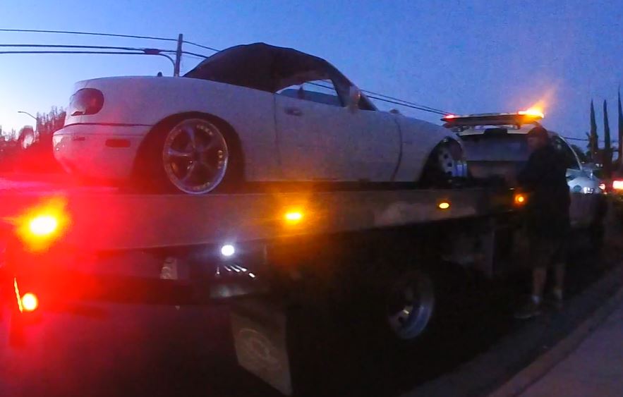 Driver doing 'donuts' in Madera arrested, police say