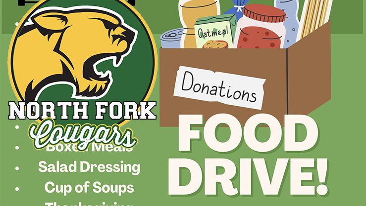 North Fork Cougars Seeking Food Donations
