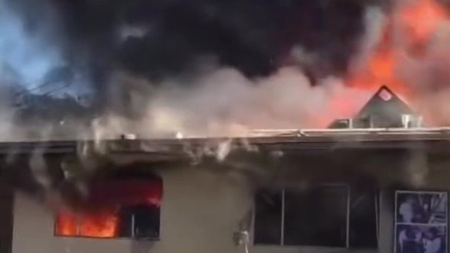 Building that caught fire was going to be sold, Fresno City College says
