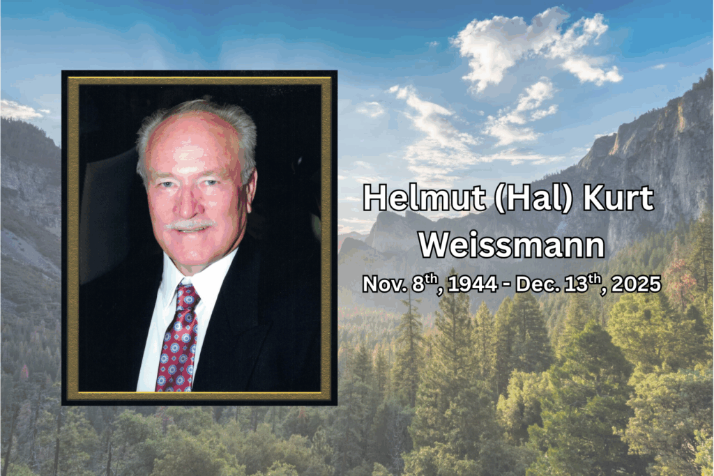 Helmut (Hal) Kurt Weissmann – Obituary