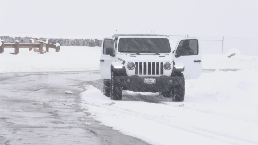 Feet of snow making travel difficult to ski resorts like China Peak