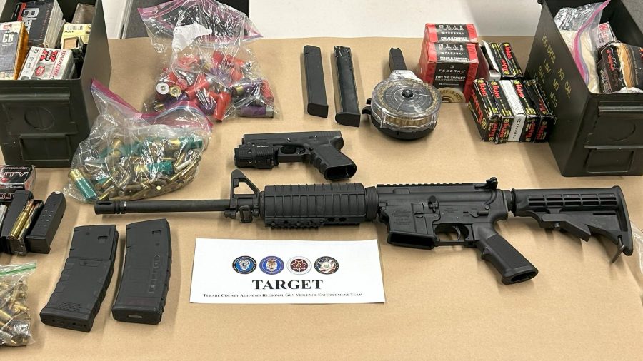 Stolen AR-15 and 1,000 rounds of ammunition recovered in Visalia