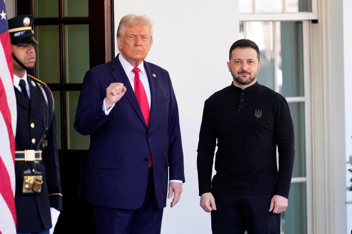 Zelenskyy brings Europe’s top leaders with him to meet Trump on ending Russia’s war