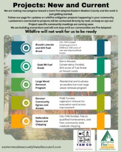 Fire Safe Efforts Expand Across Eastern Madera County as New Projects Take Shape