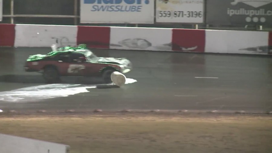 Fun Friday: Pumpkin smash at the Madera Speedway